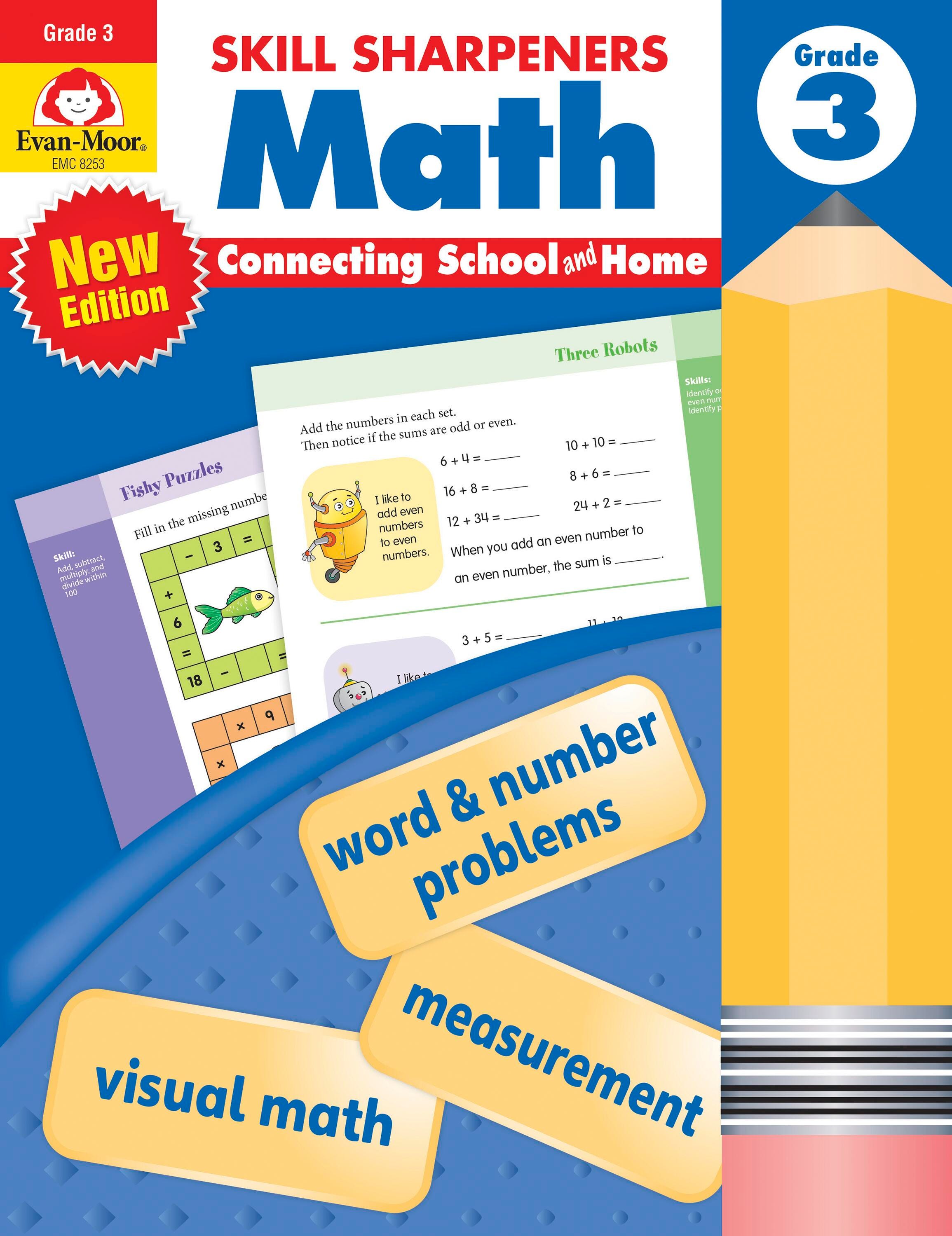 WORKBOOK - SKILL SHARPENERS MATH GRADE 3