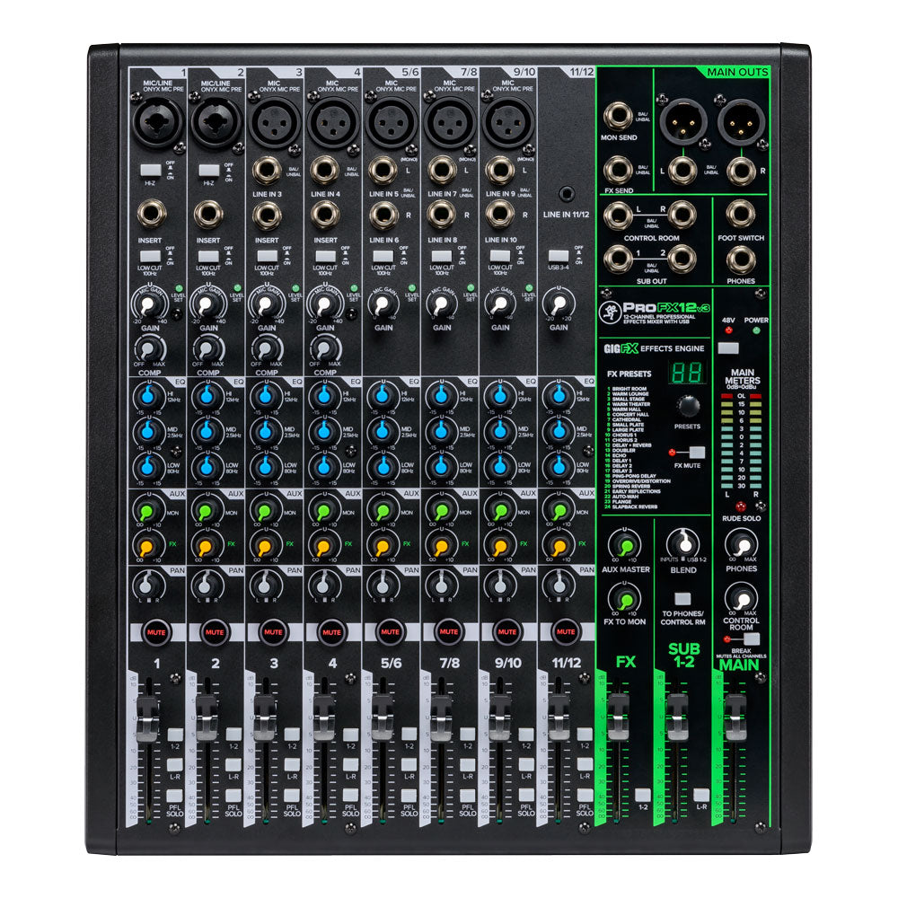 Mackie ProFX mixer - 12 channels