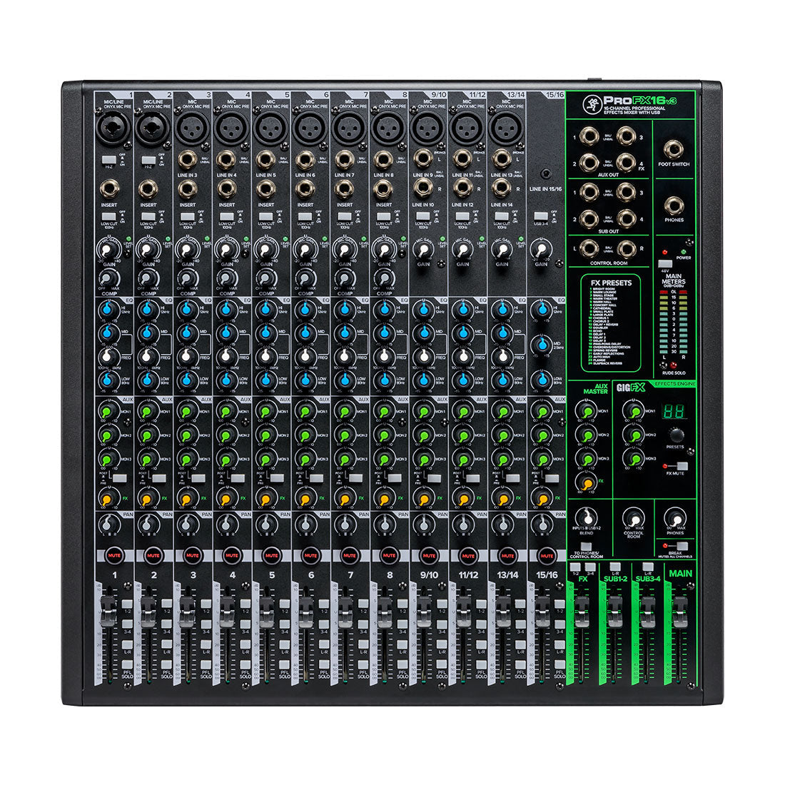 Mackie ProFX mixer - 16 channels