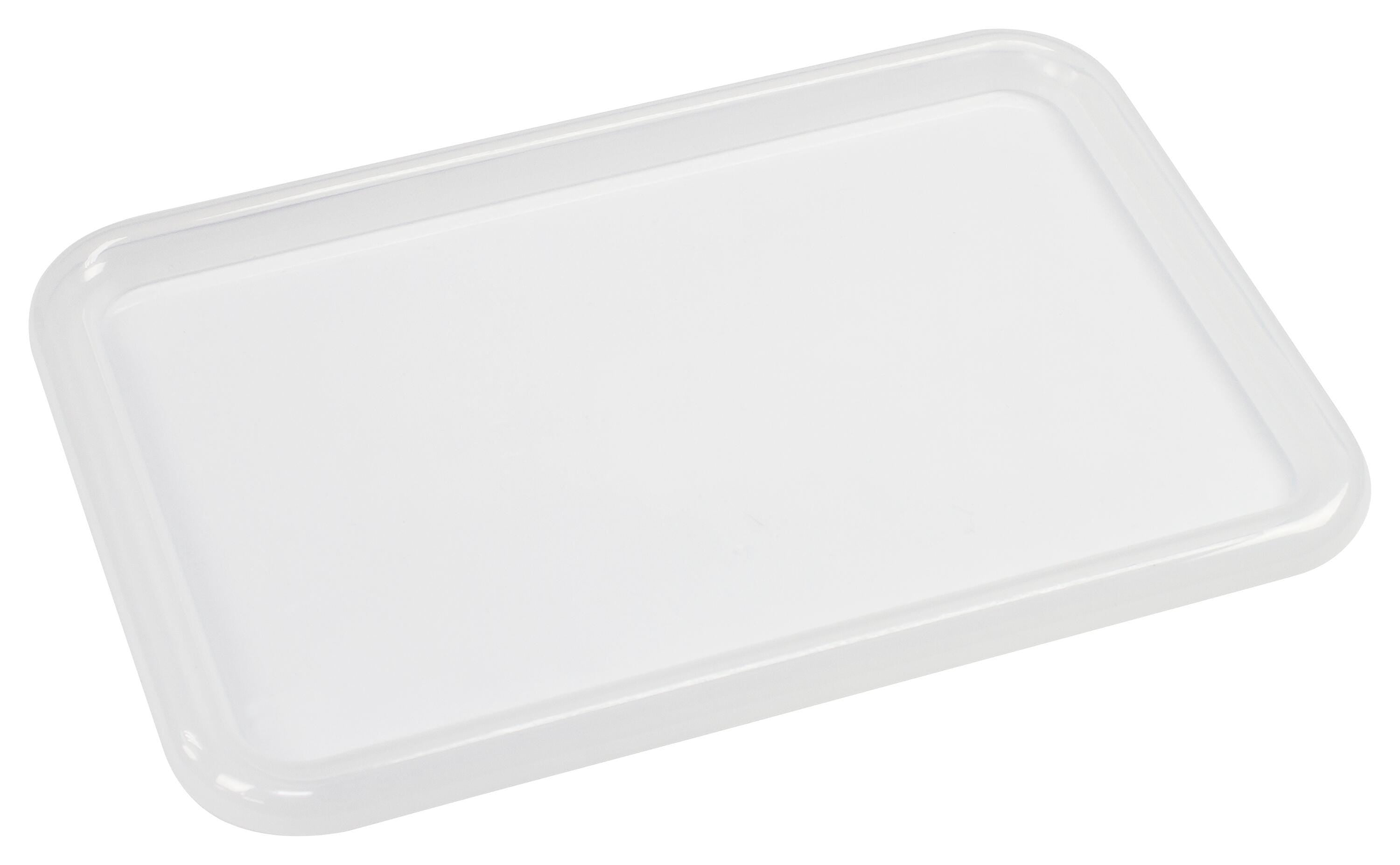SCHOOL SMART STORAGE BIN NON-SNAP ON LID - 8 X 12-3/8 INCHES - CLEAR - EACH