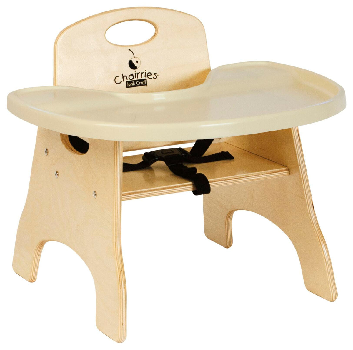 CHAIR HIGH CHAIRRIES PREMIUM TRAY - 15 H IN SEAT - 22 X 17 INCH TRAY - 22 W X 23 D X 25-1/2 H INCHES BIRCH EACH