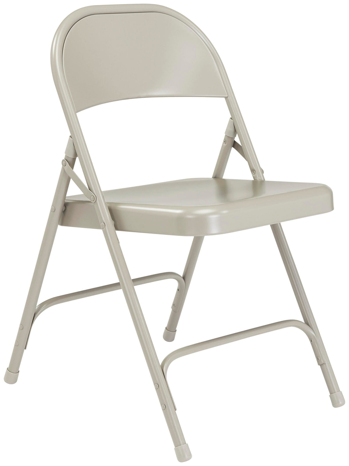 CHAIR FOLDING - NPS 50 SERIES-ALL-STEEL FOLDING CHAIR - GREY - 4 PACK