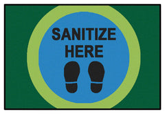 CARPETS FOR KIDS - KIDSVALUE SANITIZE HERE DOT - 4 X 6 FT RECTANGLE