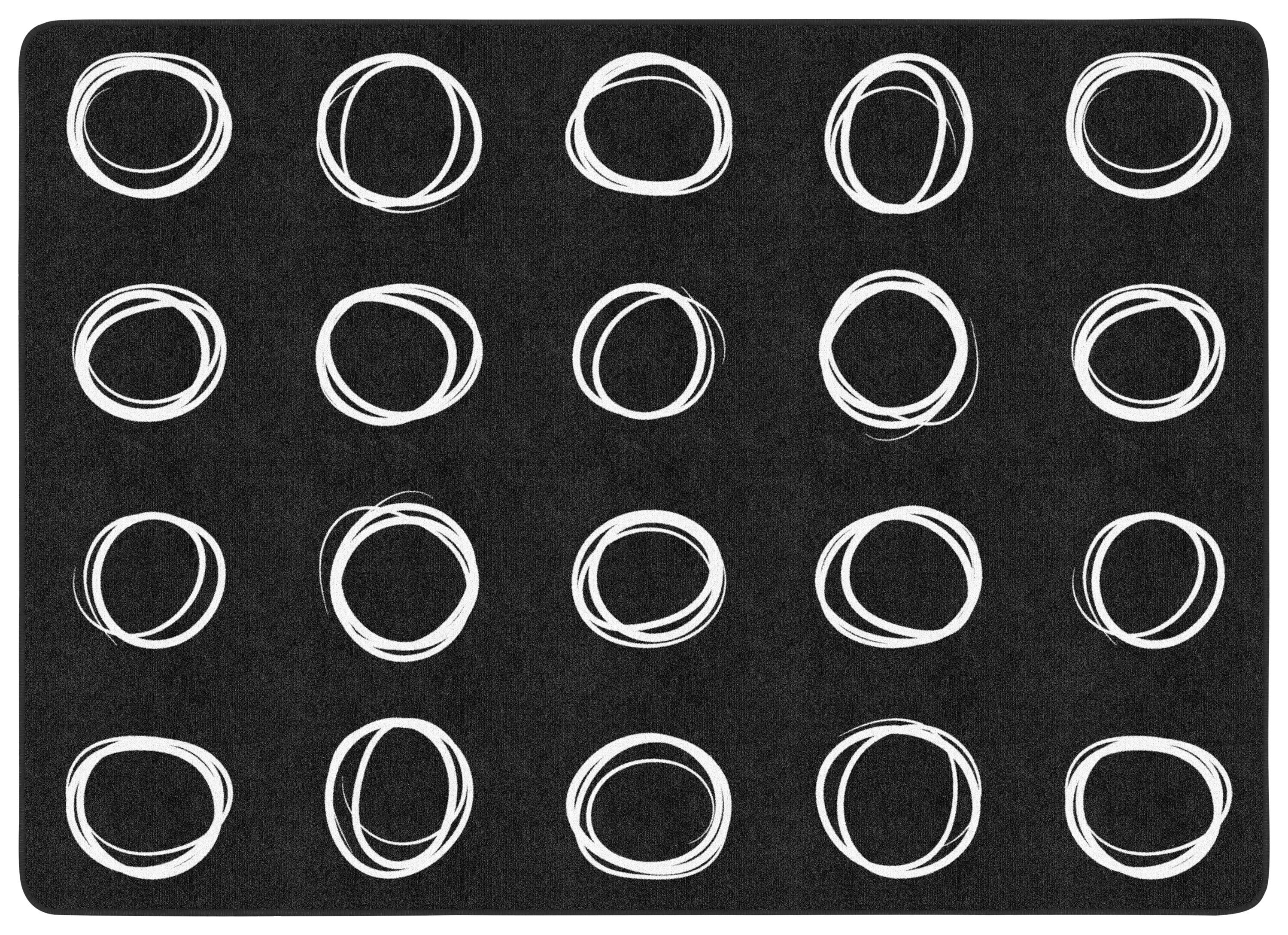 FLAGSHIP CARPETS - CIRCLE SAMPLER - 6 FT X 8 FT 4 IN RECTANGLE