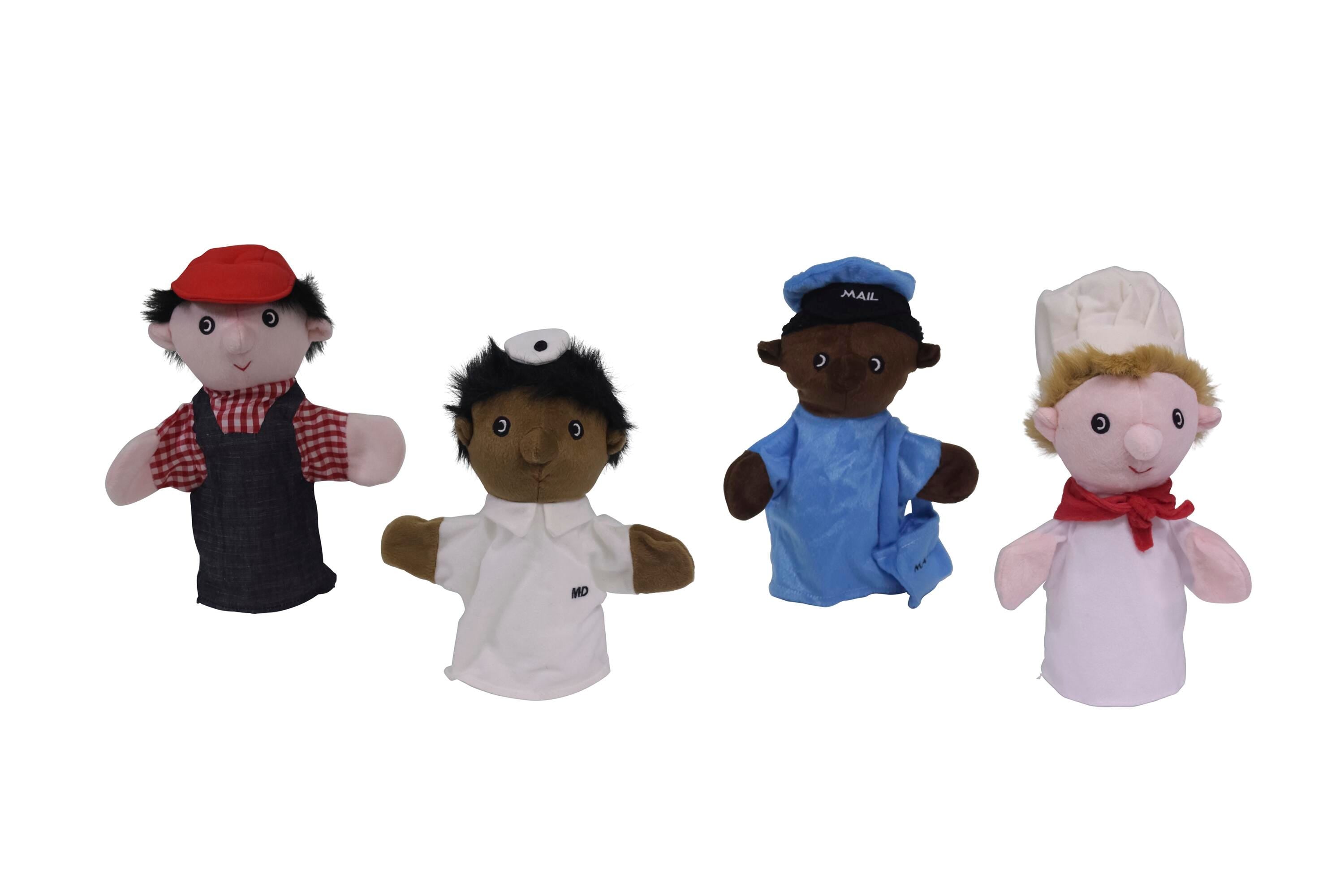 PUPPETS PLUSH CAREER SET OF 4-PTO