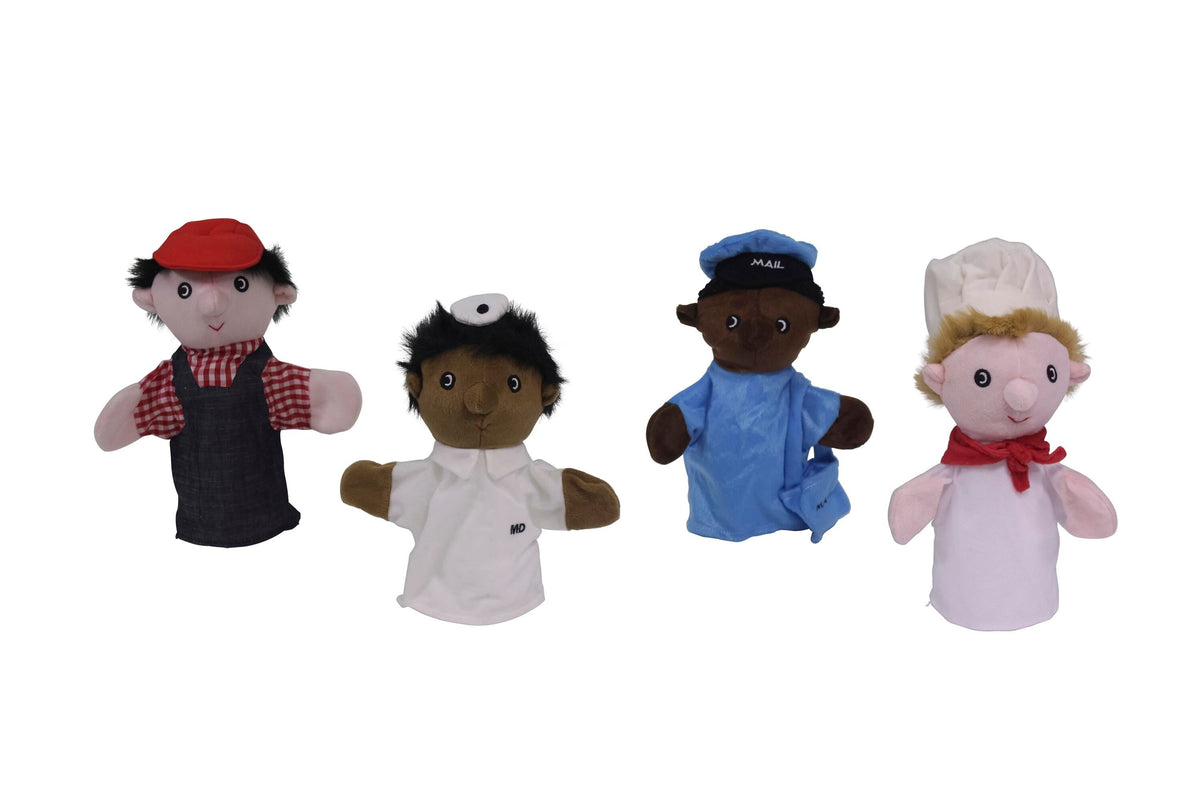 PUPPETS PLUSH CAREER SET OF 4-PTO