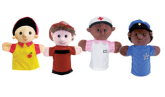 PUPPETS PLUSH COMMUNITY SET OF 4-PTO