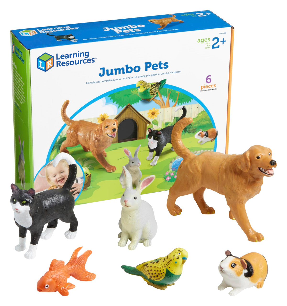 JUMBO PETS SET OF 6