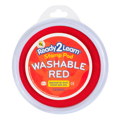 STAMP PAD JUMBO WASHBLE CIRCULAR RED