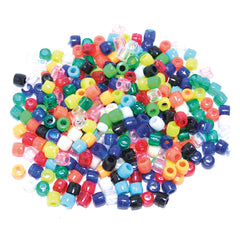 Pony Beads Jar Of Appx 1000 Beads
