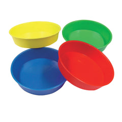 Mixing Bowl Coloured Plastic Pk 10