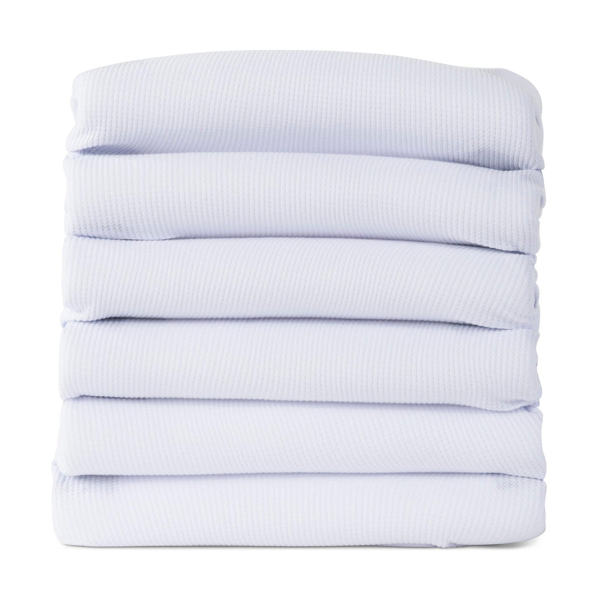 BLANKET CRIB THERMASOFT COTTON KNIT WHITE PACK OF 6
