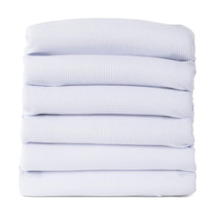 BLANKET CRIB THERMASOFT COTTON KNIT WHITE PACK OF 6