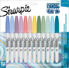 MARKER SHARPIE FINE MYSTIC GEMS SET OF 12