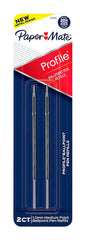 REFILL PM BALLPOINT PROFILE 1.0 MM BLACK PACK OF 2