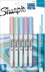 MARKER SHARPIE ULTRAFINE MYSTIC GEMS SET OF 5