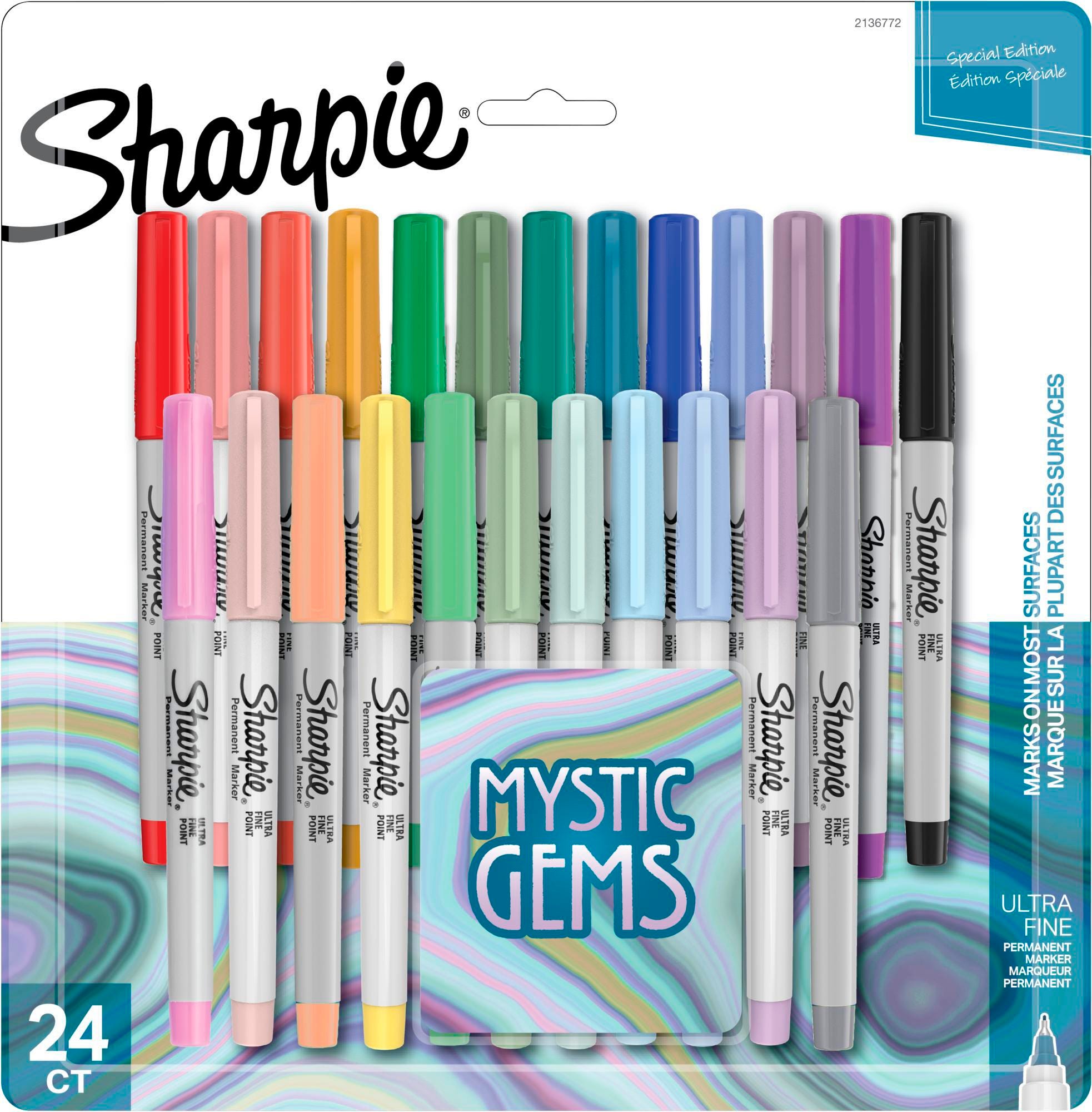 MARKER SHARPIE ULTRAFINE MYSTIC GEMS SET OF 24