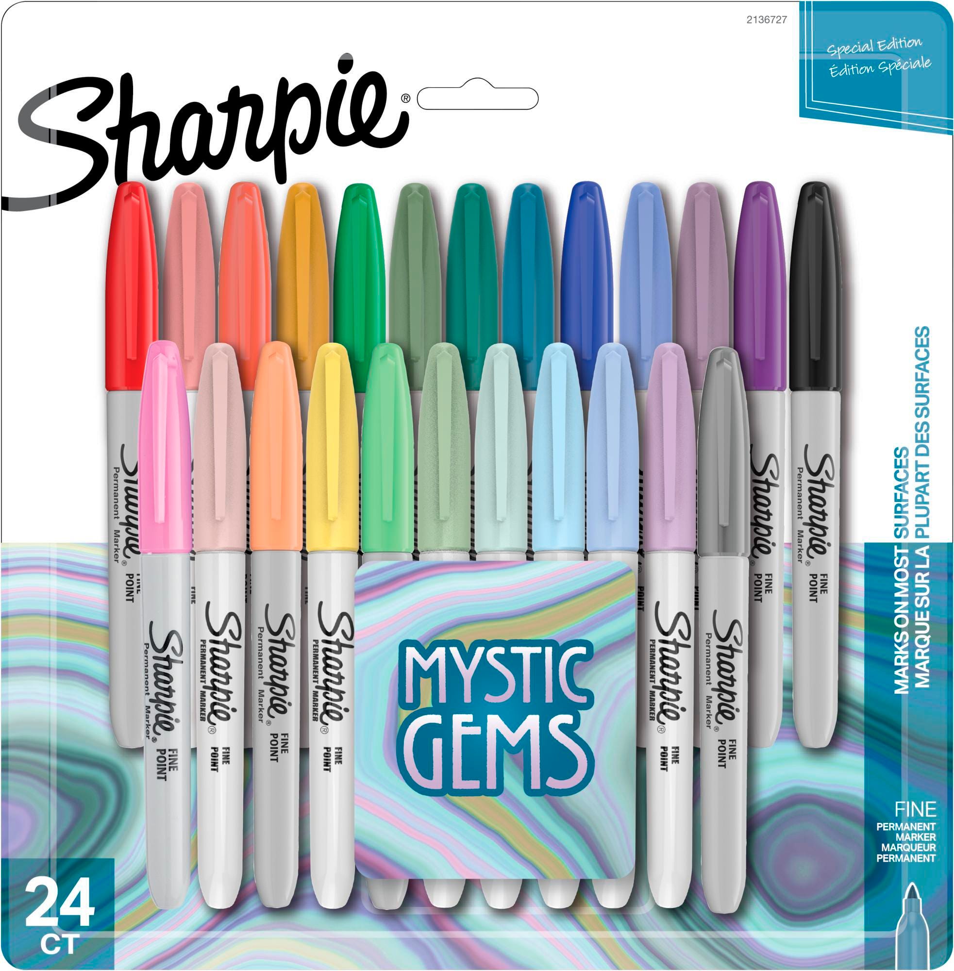 MARKER SHARPIE FINE MYSTIC GEMS SET OF 24