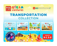 BRICKLAB STEAMVENTURES TRANSPORTATION COLLECTION BOOKS GR 2-3