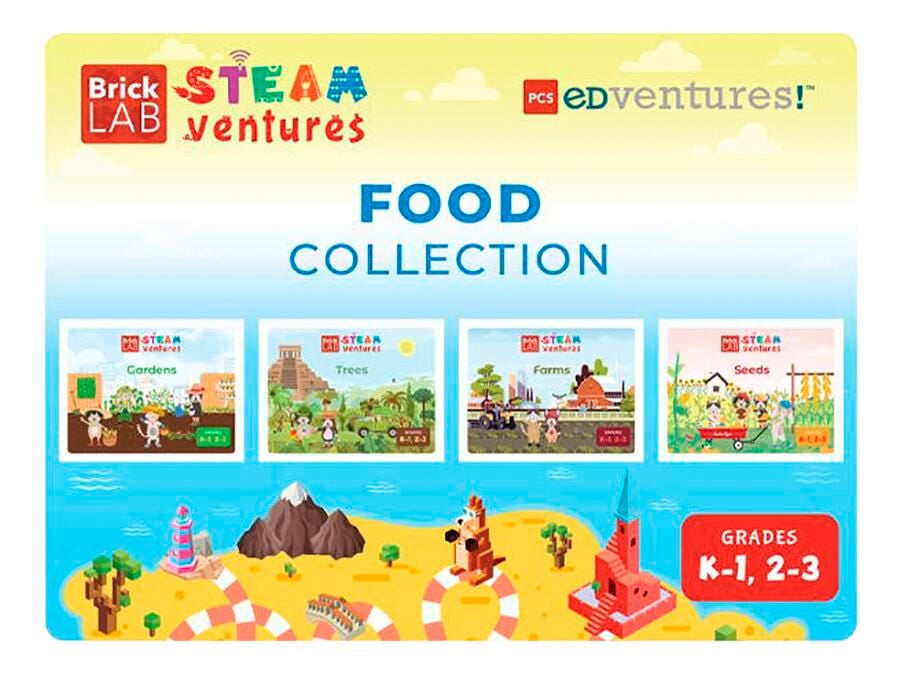 BRICKLAB STEAMVENTURES FOOD COLLECTION BOOKS GR 2-3