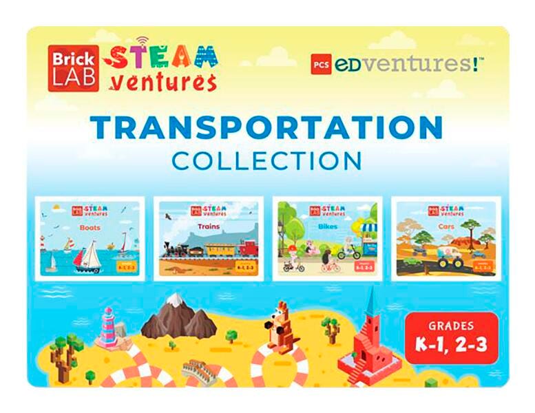 BRICKLAB STEAMVENTURES TRANSPORTATION COLLECTION 10-STUDENT BUNDLE GR 2-3