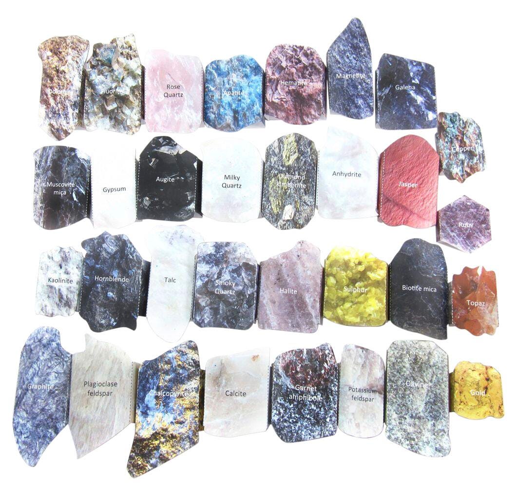 MINERALS 3-D MODEL KIT