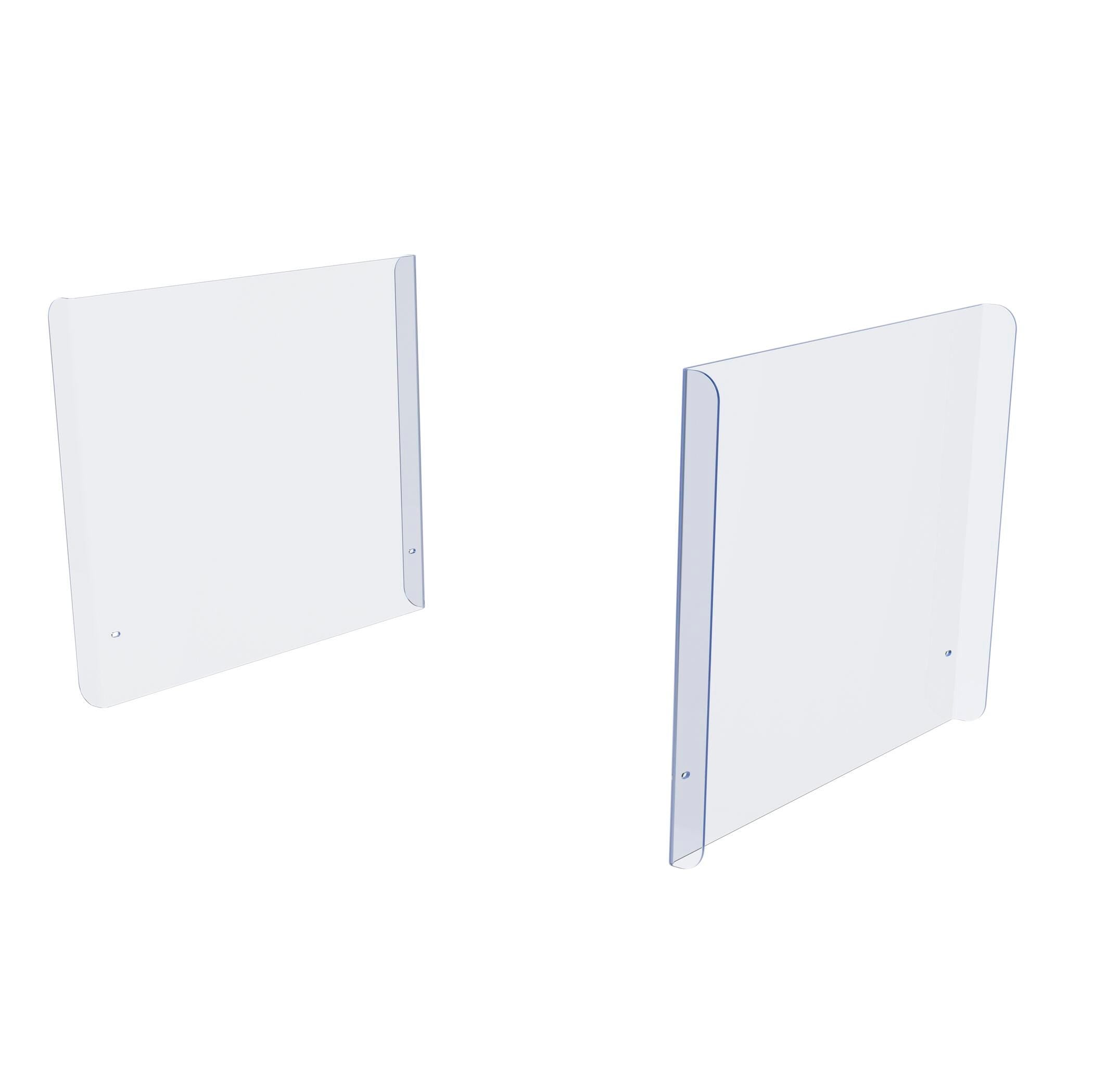 FOUNDATIONS CARESHIELD END BARRIER - 2-PACK