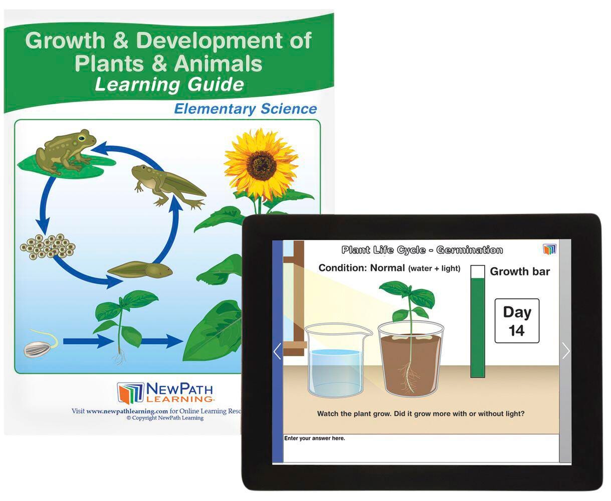GROWTH AND DEV OF PLANTS AND ANIMALS W/ ONLINE