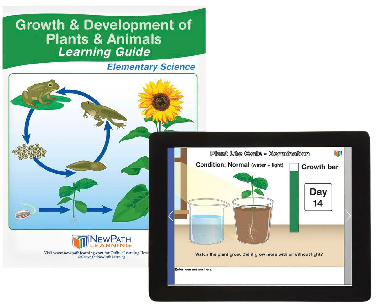 GROWTH AND DEV OF PLANTS AND ANIMALS W/ ONLINE