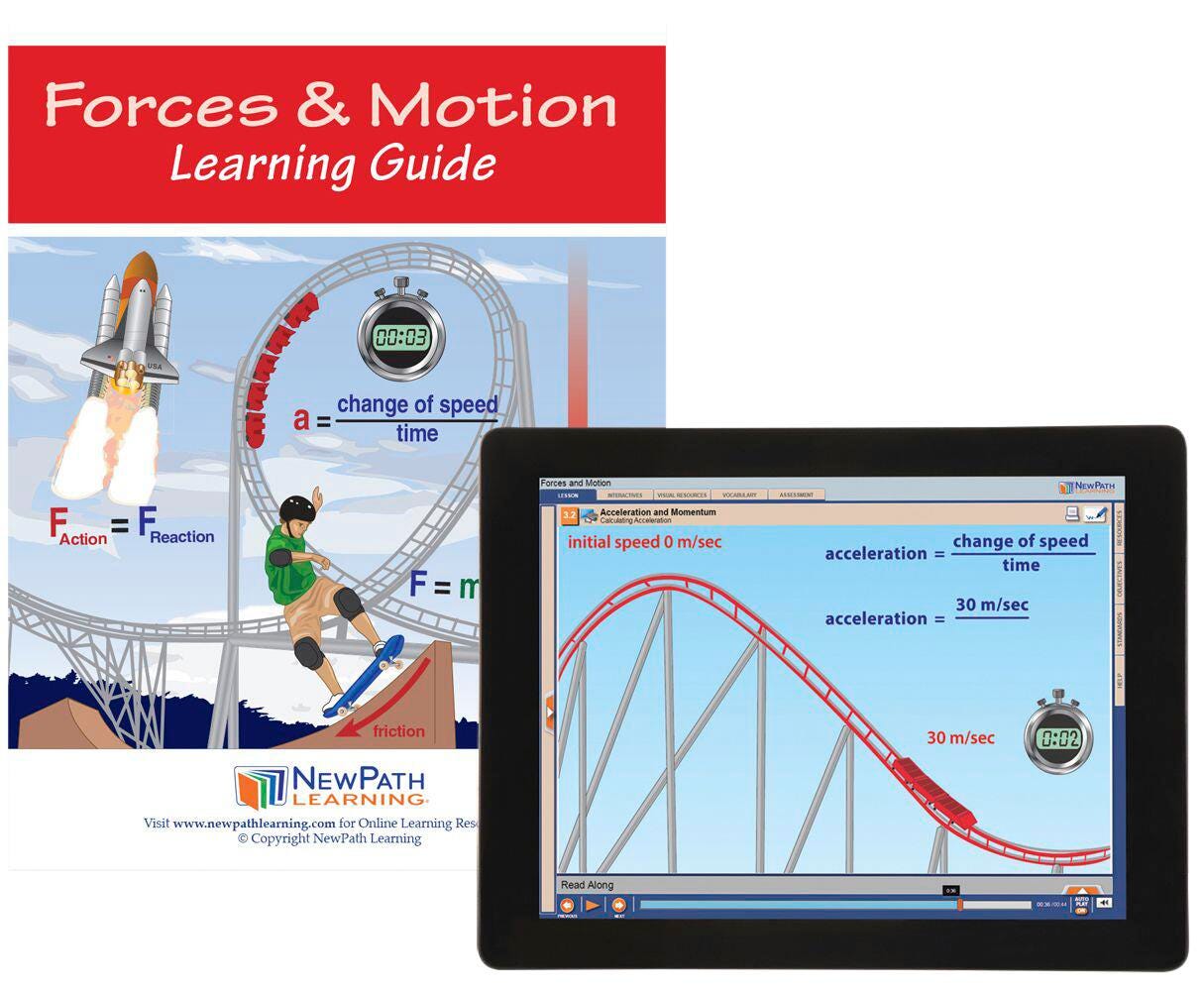 FORCES AND MOTION GUIDE W/ ONLINE
