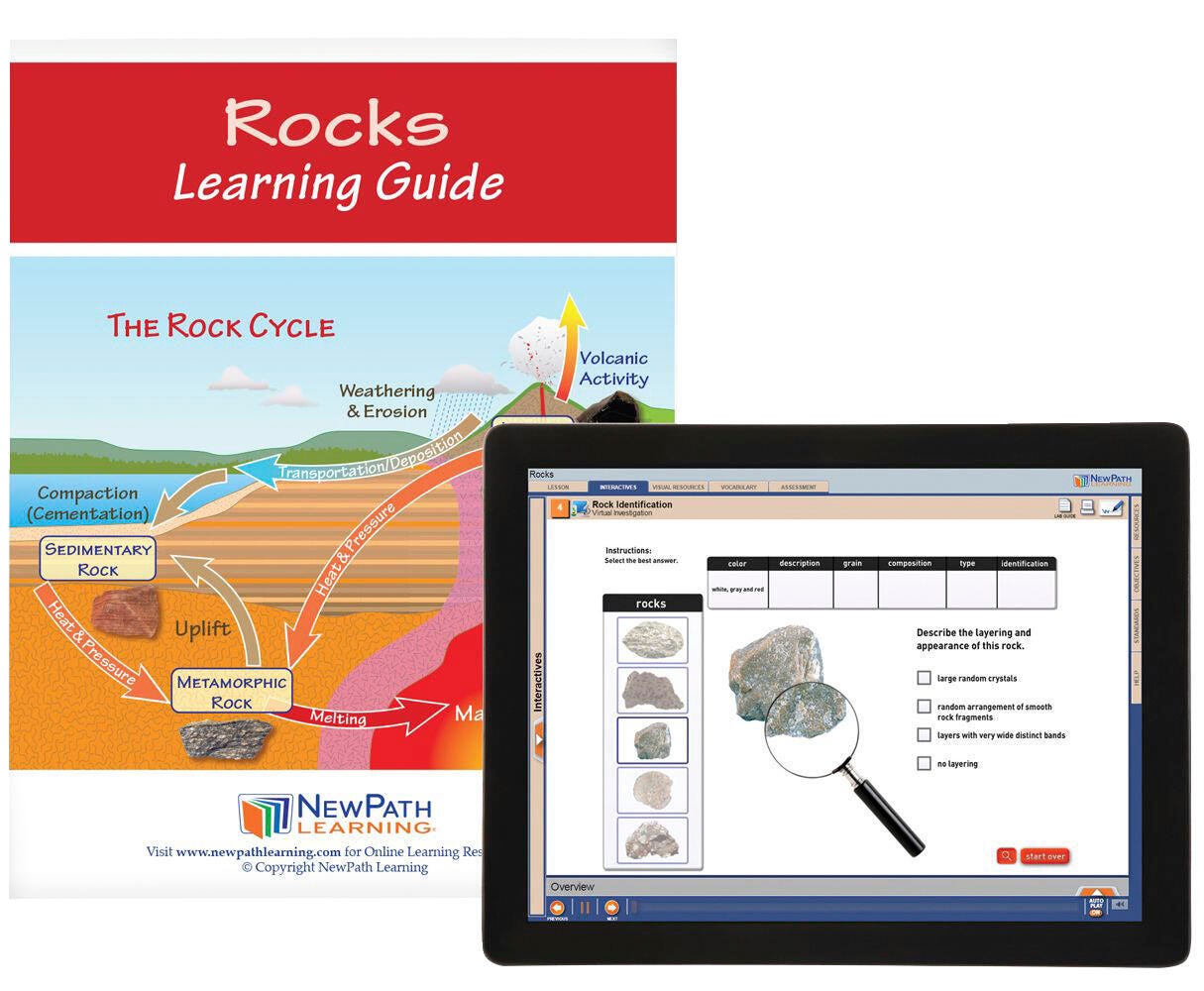 ALL ABOUT ROCKS GUIDE W/ ONLINE