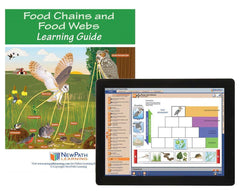 FOOD CHAINS AND FOOD WEBS GUIDE W/ ONLINE