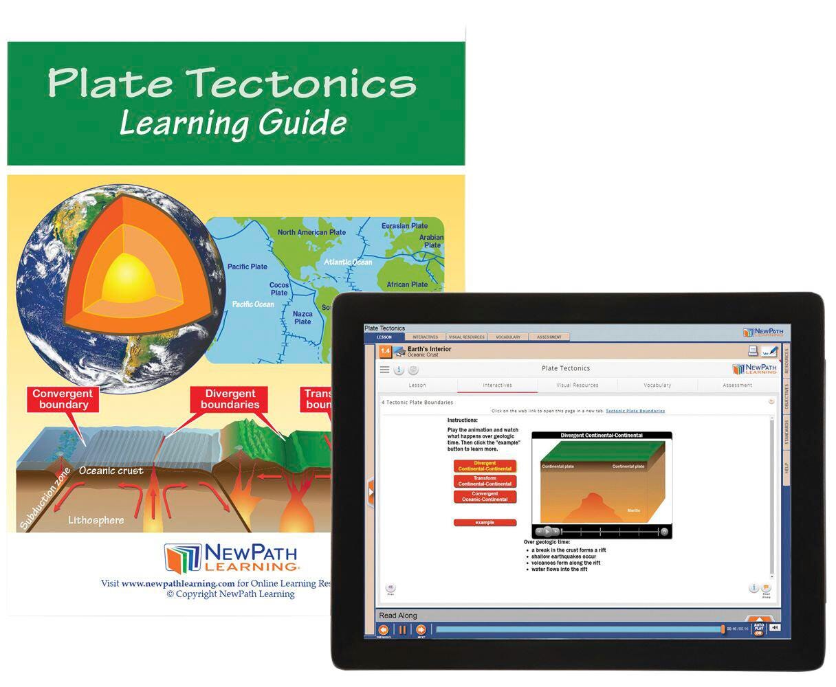 PLATE TECTONICS GUIDE W/ ONLINE