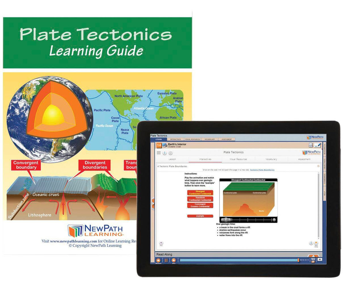 PLATE TECTONICS GUIDE W/ ONLINE