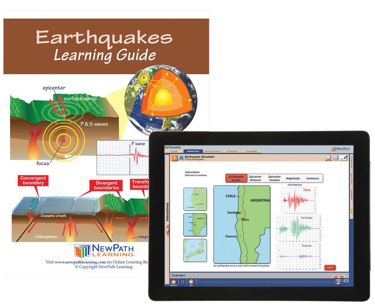 EARTHQUAKES GUIDE W/ONLINE