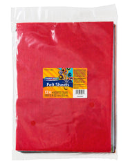 FELT 9 X 12 ASST SET OF 12