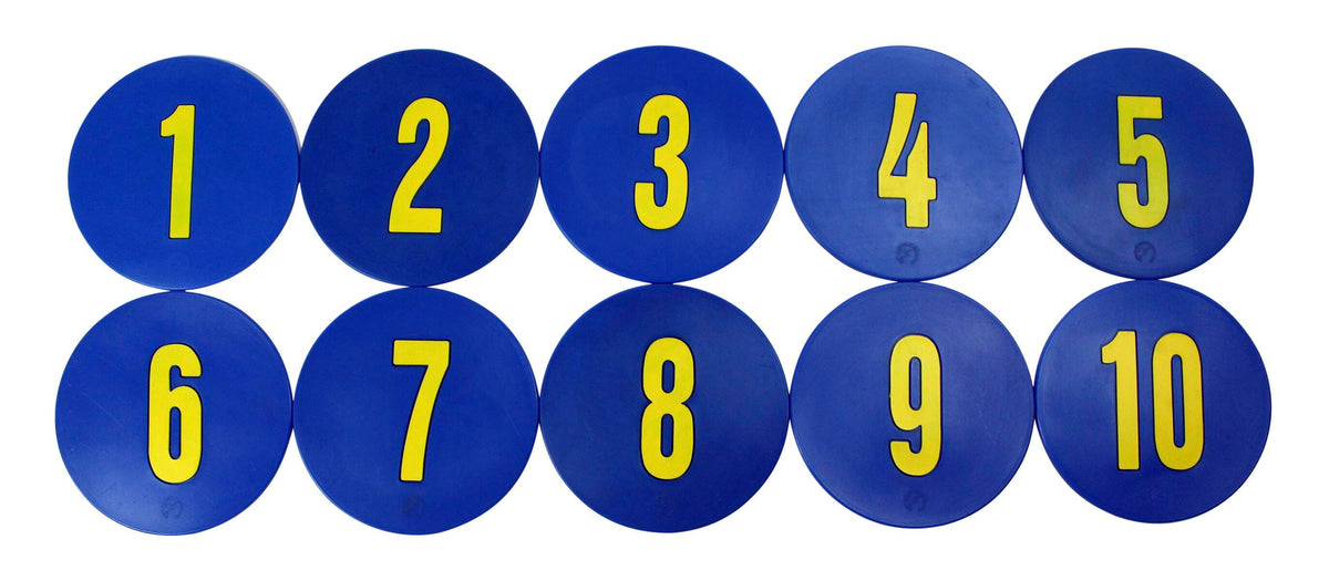 POLY ENTERPRISES NUMBER SPOTS 1-10 SET