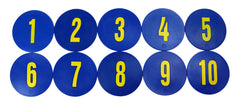 POLY ENTERPRISES NUMBER SPOTS 1-10 SET