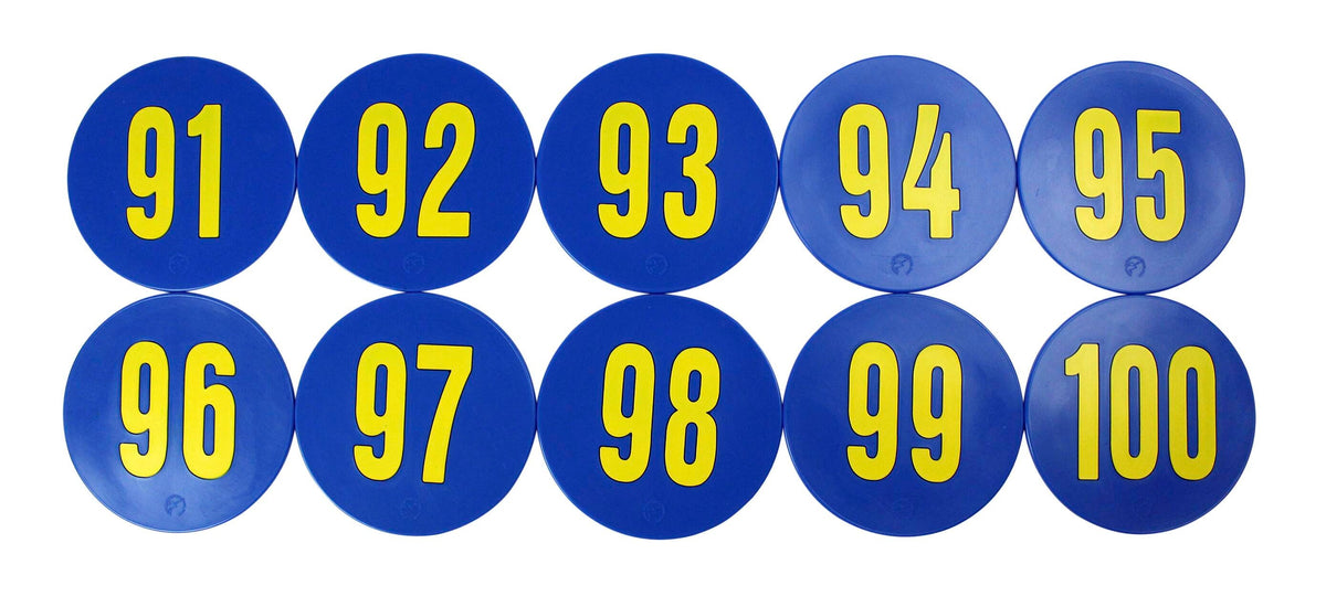 POLY ENTERPRISES NUMBER SPOTS 91-100 SET