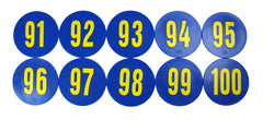 POLY ENTERPRISES NUMBER SPOTS 91-100 SET