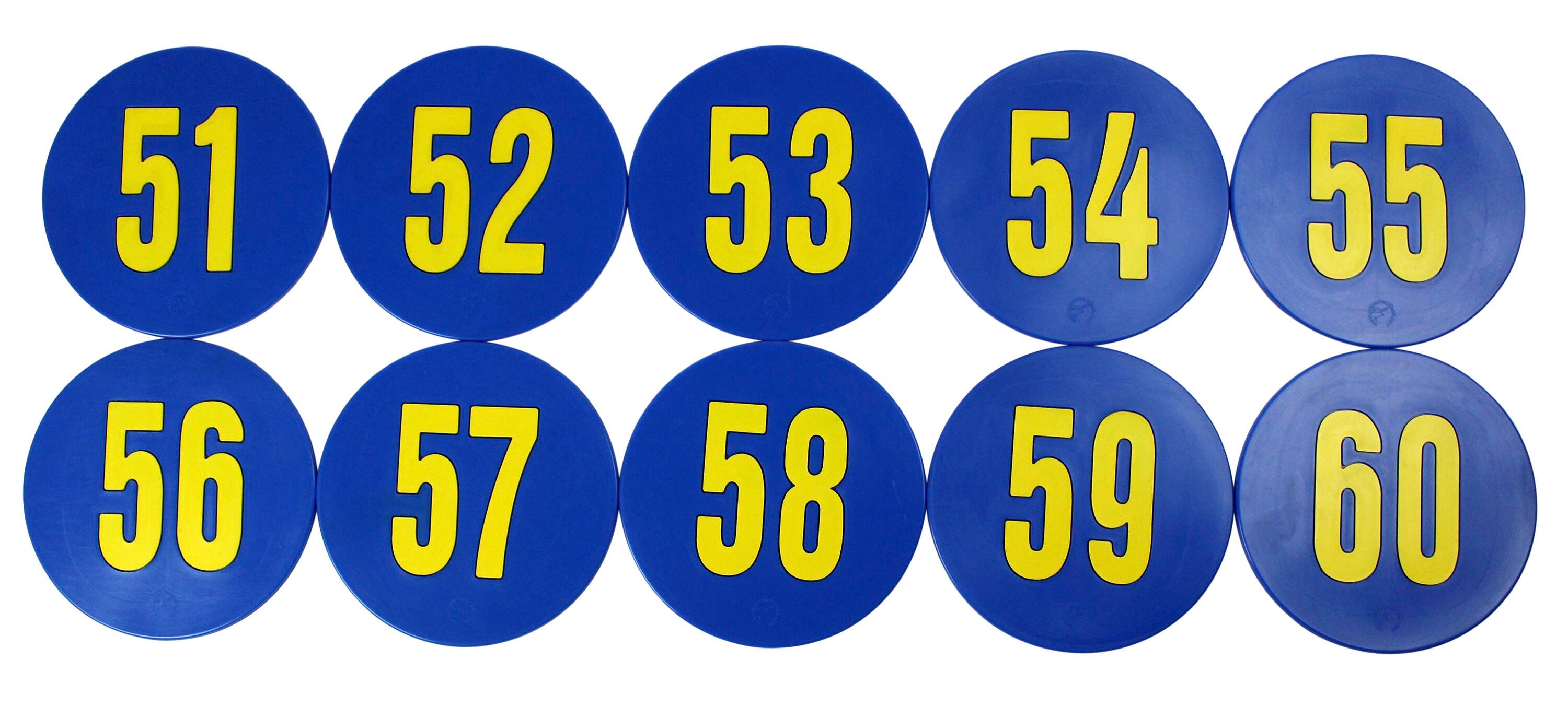 POLY ENTERPRISES NUMBER SPOTS 51-60 SET