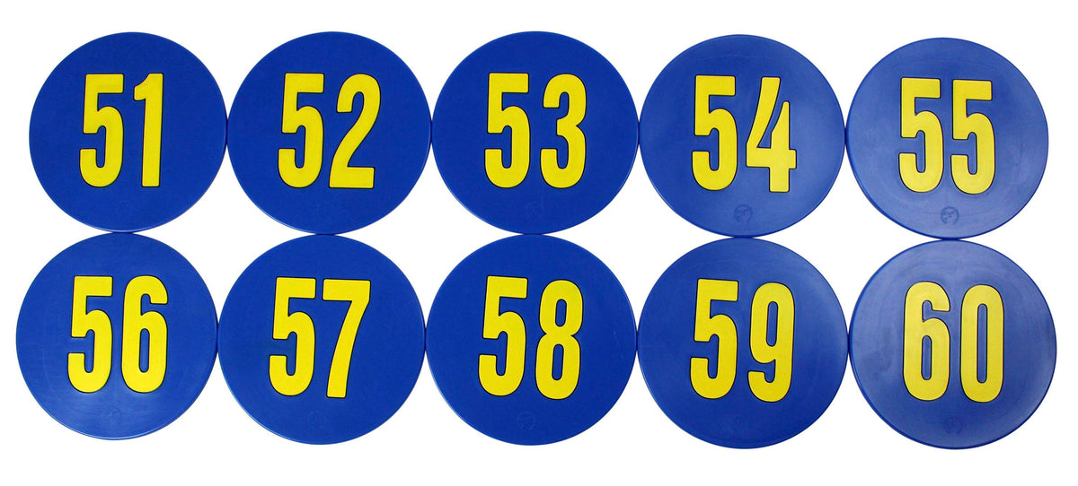 POLY ENTERPRISES NUMBER SPOTS 51-60 SET