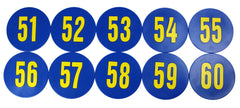 POLY ENTERPRISES NUMBER SPOTS 51-60 SET