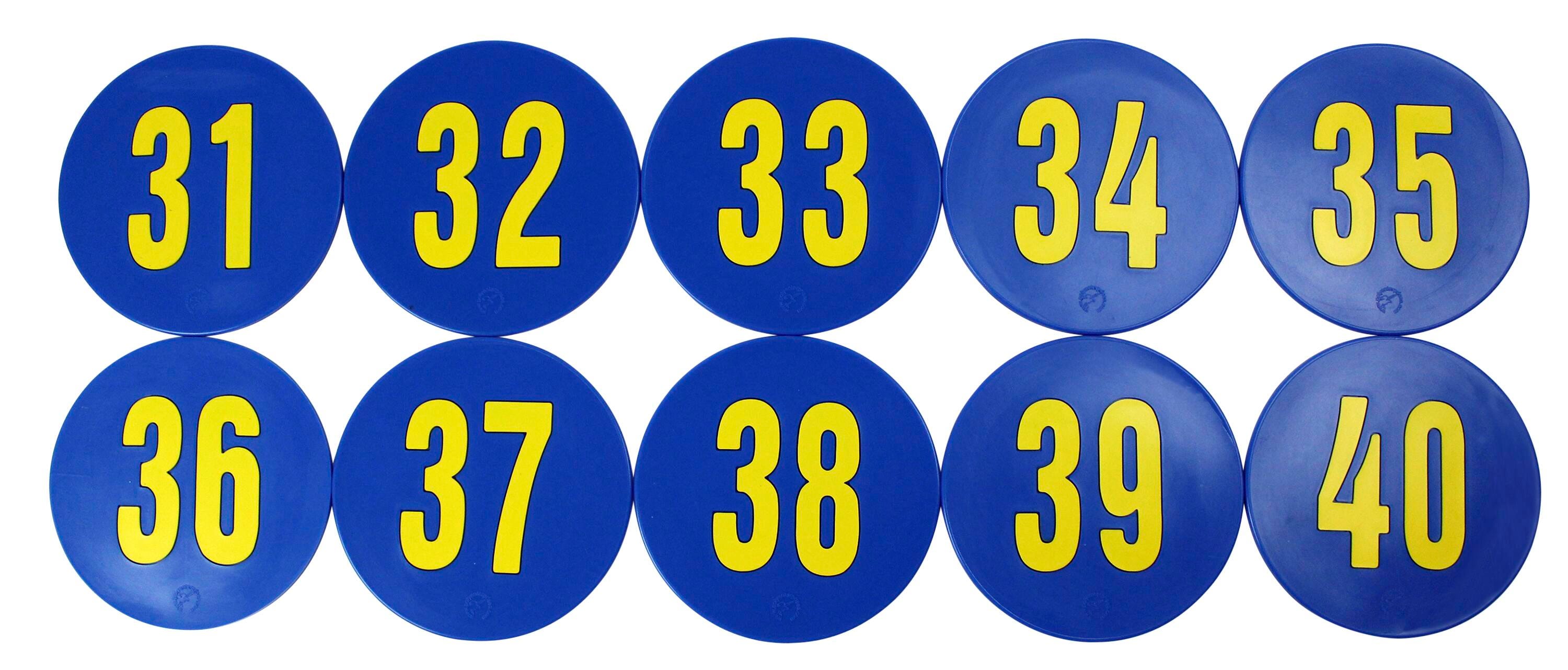 POLY ENTERPRISES NUMBER SPOTS 31-40 SET