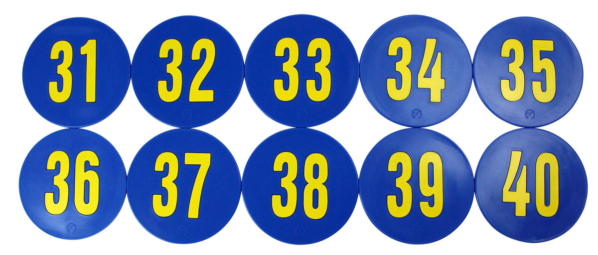 POLY ENTERPRISES NUMBER SPOTS 31-40 SET