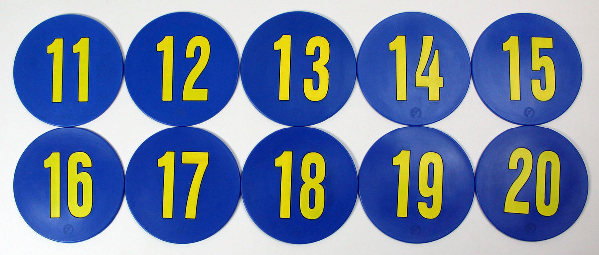 POLY ENTERPRISES NUMBER SPOTS 11-20 SET