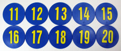POLY ENTERPRISES NUMBER SPOTS 11-20 SET