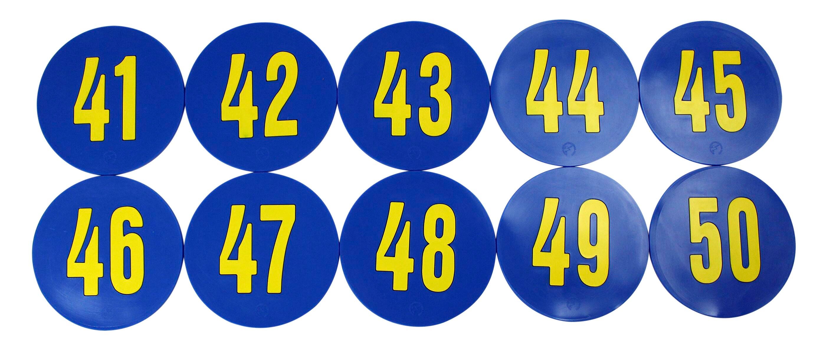 POLY ENTERPRISES NUMBER SPOTS 41-50 SET