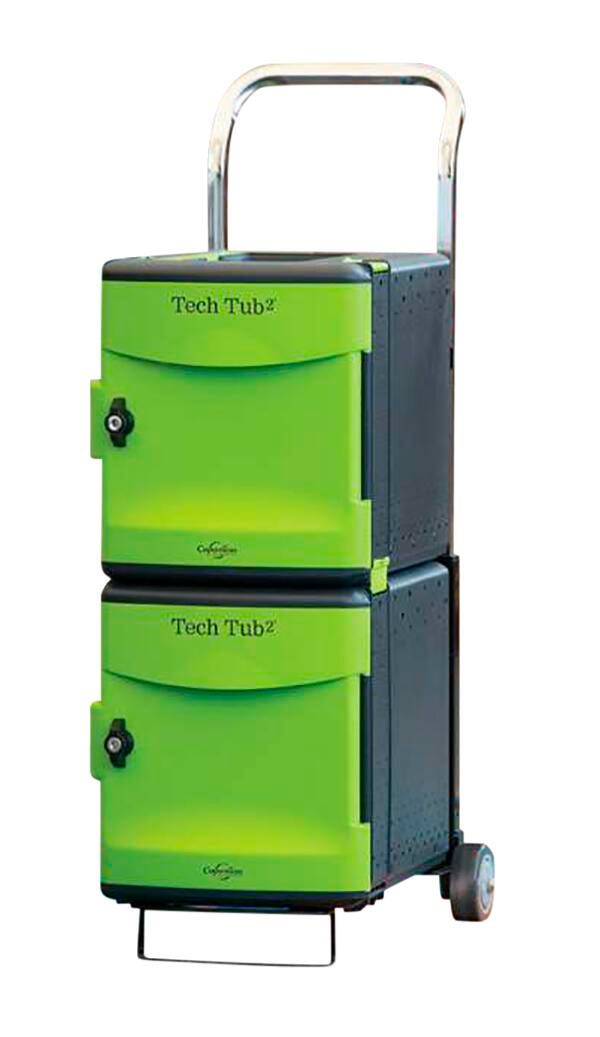 TECH TUB2 TROLLEY FOR LARGE USB ADAPTERS - HOLDS 10 DEVICES