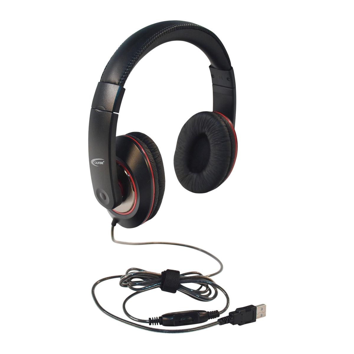 HEADPHONES DELUXE - USB - BLACK - CALIFONE CALITUFF 2021AVUSB - EACH